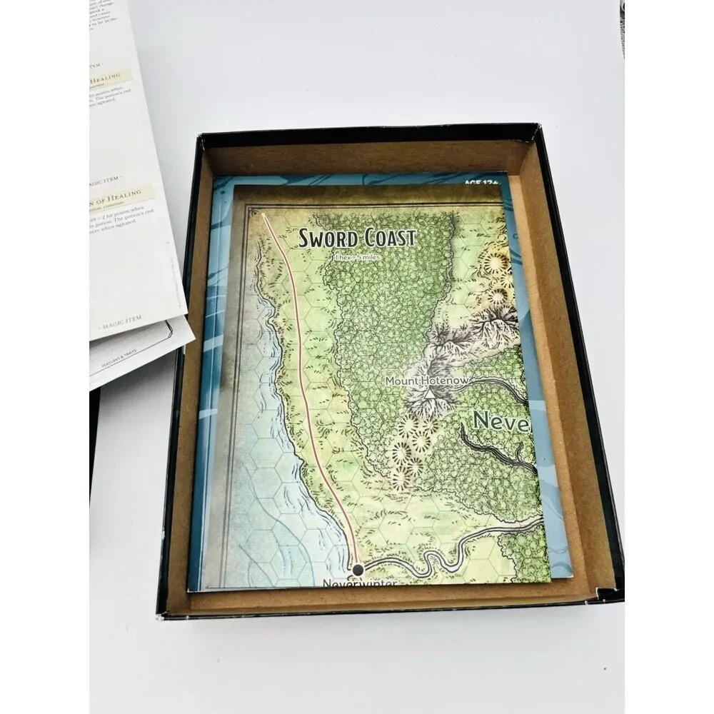 Wizards of the Coast Dungeons & Dragons Essentials Kit Rulebook Dice Maps Cards